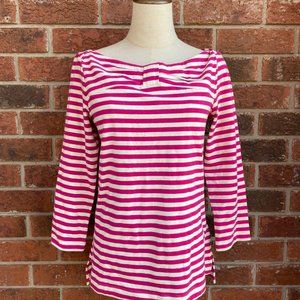 【Kate Spade】Wheaton striped bow top - size Medium